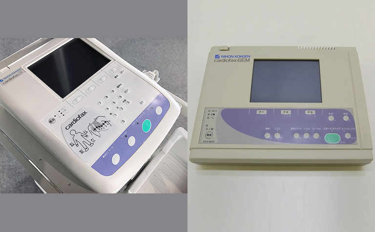 心電図装置(日本光電)